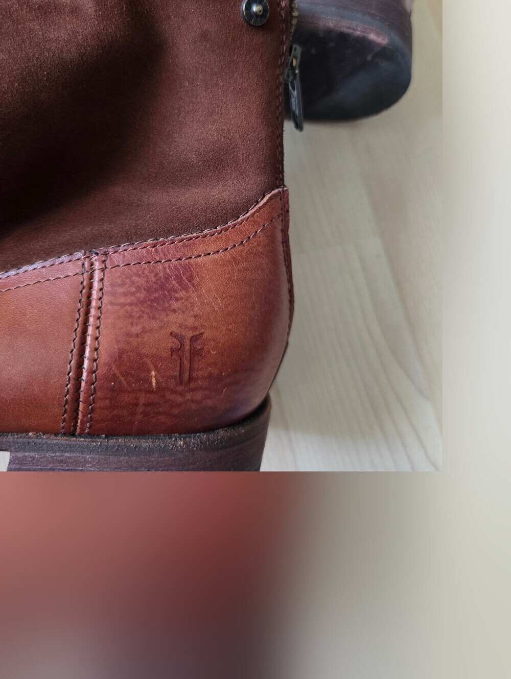 Frye Womens Jamie Zip Boot Redwood Size 7 - Picture 8 of 12